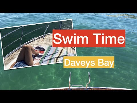 Swimming from a Bavaria Sport S36 in Daveys Bay