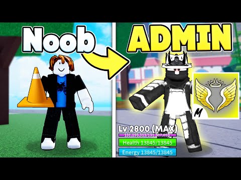 Noob to MAX With ADMIN In Blox Fruits