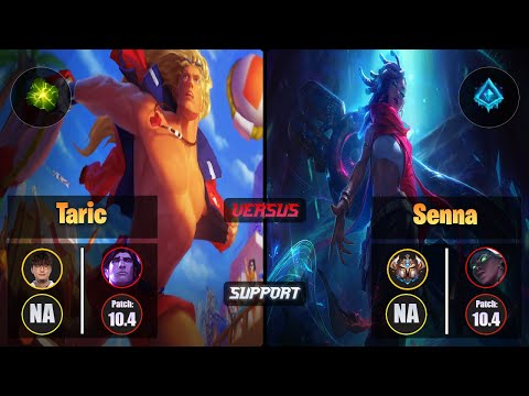 CoreJJ TARIC (Support) [Aftershock] VS SENNA - Challenger NA Patch 10.4