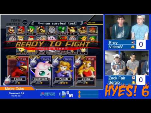HYES! 6 - Envy & VideoW (Red) vs Zack Fair & Sergio (Blue)