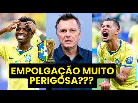 “ISSO É MUITO PERIGOSO, gente! O BRASIL nessas ÚLTIMAS COPAS DO MUNDO…” MAURO CEZAR FAZ ALERTA!