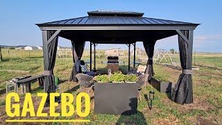Watch Before You Buy A Gazebo - Purple Leaf 10x13 Gazebo!