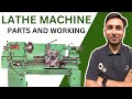 Lathe Machine Parts And Working In Hindi