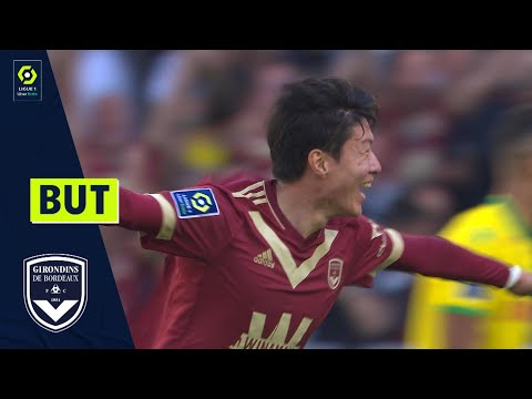 But Ui Jo HWANG (62' - GdB) FC GIRONDINS DE BORDEAUX - FC NANTES (1-1) 21/22