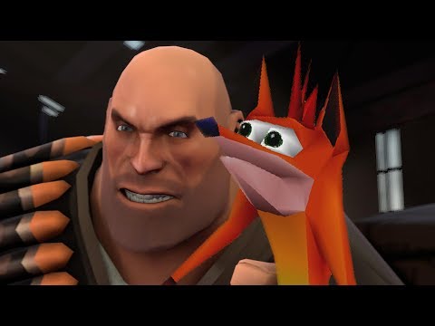 Meet the Heavy... and "Woah!" Crash Bandicoot