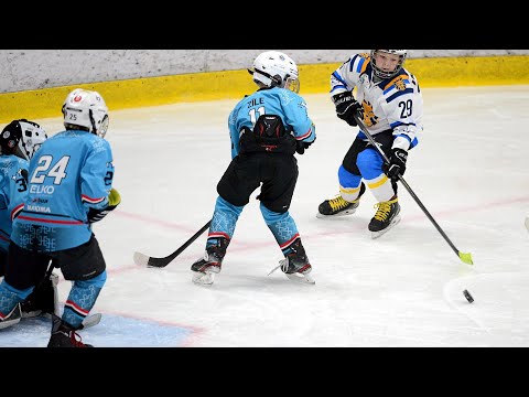 Highlights 1/2 final game: HS Rīga 2012 VS Baltic Wolves - Riga hockey cup U10 - 01.05.22