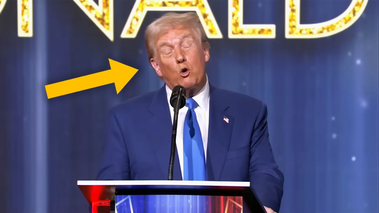 Confused Trump tries to accept fake award, fails