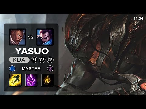 Yasuo Top vs Lucian - EUW Master - PreSeason 12 Patch 11.24