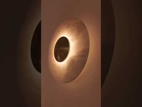 High-end Hotel Custom Modern Wall Light, Round Wall Light Champagne Gold, China Best Factory