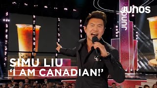 Simu Liu's "I am Canadian!" speech  | Juno Awards 2022