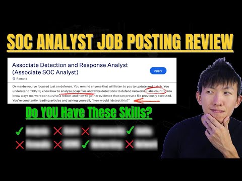SOC Analyst Job Description Review (What Skills You Actually Need)