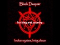 black despair - for king and country