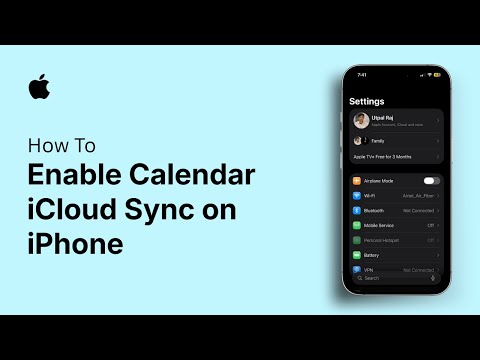 How to Enable Calendar iCloud Sync on iPhone