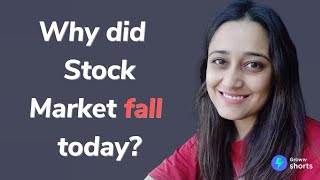 Why Stock Market Crashed today - Why did stock market fall today #shorts