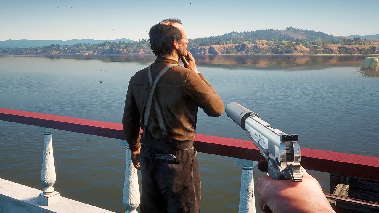 Red Dead Redemption 2  - Suppressed AMT Hardballer Gameplay  (4K 60FPS)