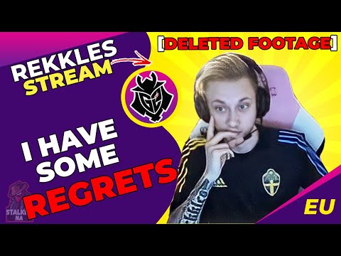 G2 Rekkles Talks - I Have Some REGRETS!