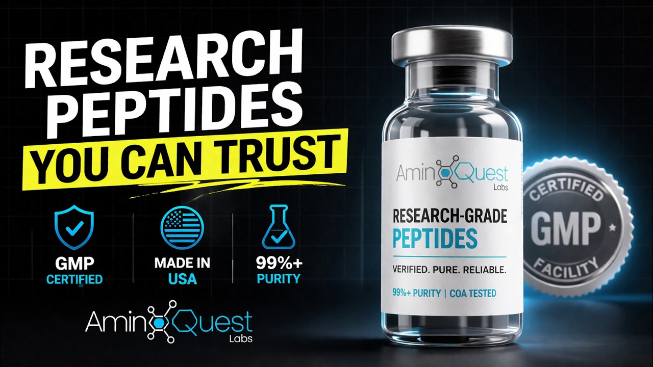 Research Peptides You Can Trust | GMP Certified USA Manufacturing