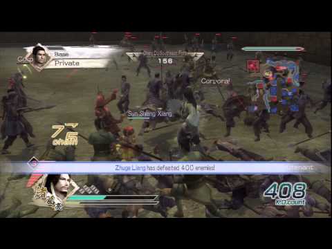 Dynasty Warriors 6 Playthrough - Part 3 Zhuge Liang [HD]