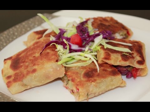 Quick And Healthy Vegetable Frankie | How To Make Paneer Frankie | Starters and Snacks | Simply Jain
