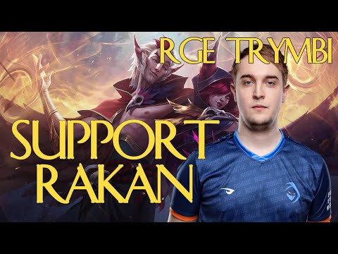 [ESP] RGE Trymbi | Rakan Support S11 | Como roamear e iniciar. Partida full LEC. Challenger EUW.