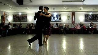 Kei Hasegawa y German Landeira bailan en Milonga La Baldosa 19-07-2019