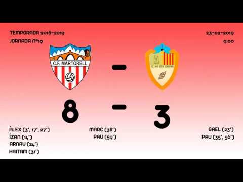 Resum A.E. Martorell "B" - F.C. Sant Esteve Sesrovires "A"