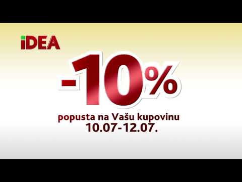 IDEA | - 10% za penzionere 10 - 12.07.2021.