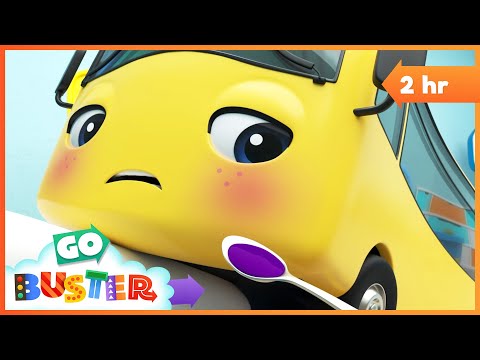 Buster Gets Sick 🤒 | Wash Your Hands with Go Buster 🚍 | Go Buster - Bus Cartoons & Kids Stories