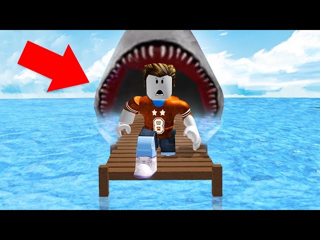 RUN AWAY FROM THE SHARK! (Roblox)