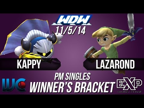 WDW 11/5/14 - Kappy (MK) vs Lazarond (Toon Link) PM Winner's Bracket