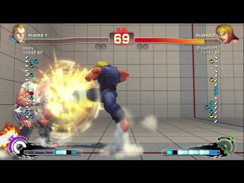 Playerjun52 [Ken] vs osare [Abel] SSF4 Japanese Online Ranked Matches - TRUE-HD