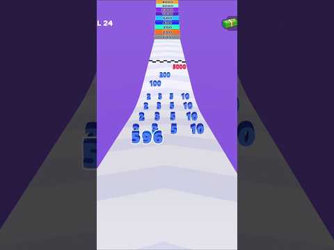 Number Run Merge Master 3D lvl24