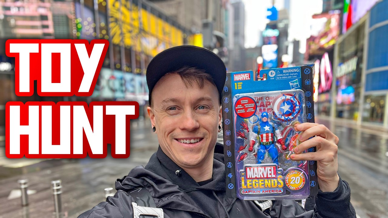 Finding Marvel Legends Grails in New York - Toy Hunt with Sirdork