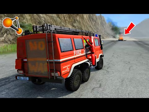 BeamNG DRIVE - Autobello Stambecco in Action High Speed Crash Testing