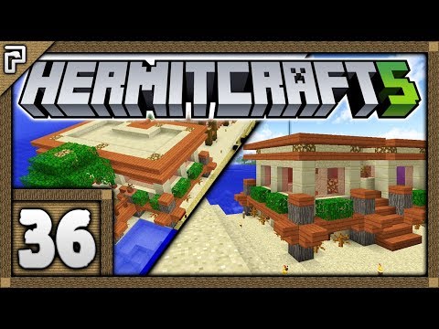 🐚 Hermitcraft 5 | Let's Play Minecraft Survival | Constructing The Main Beach House! [#36]