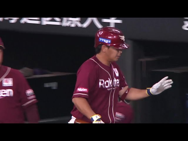 【8回表】スタンドに叩き込んだ!! イーグルス・浅村栄斗 ライトへの今季第9号の2ランホームラン!! 2025年9月23日 北海道日本ハムファイターズ 対 東北楽天ゴールデンイーグルス