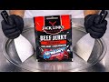 Beef Jerky Ice Cream Rolls Satisfying Visual ASMR