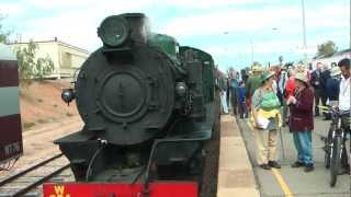 preview picture of video 'Centenary of East-West rail at Port Augusta, 14 September 2012.'