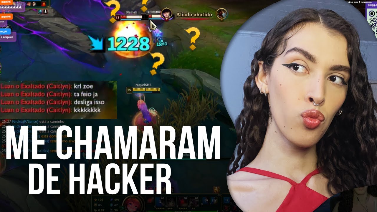 ACHARAM QUE MINHA ZOE TAVA DE HACK !! - League of Legends  @raquelshe