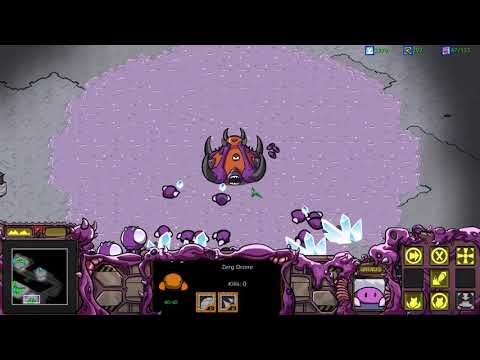 StarCraft: Cartooned - No Commentary - Zerg Gameplay
