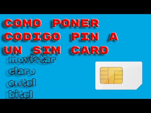 How to set a PIN code on a SIM card/chip