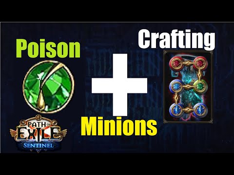 [Path of Exile] Crafting 60% Minion Poison Chance Vaal Regalia in 3.18 Sentinel League - 1066