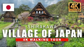 Japans Most Beautiful Village, Shirakawa-go | 4K Relaxing Japan Walk - 4K HDR 60fps