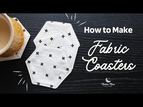 How to Make Easy DIY Fabric Coasters