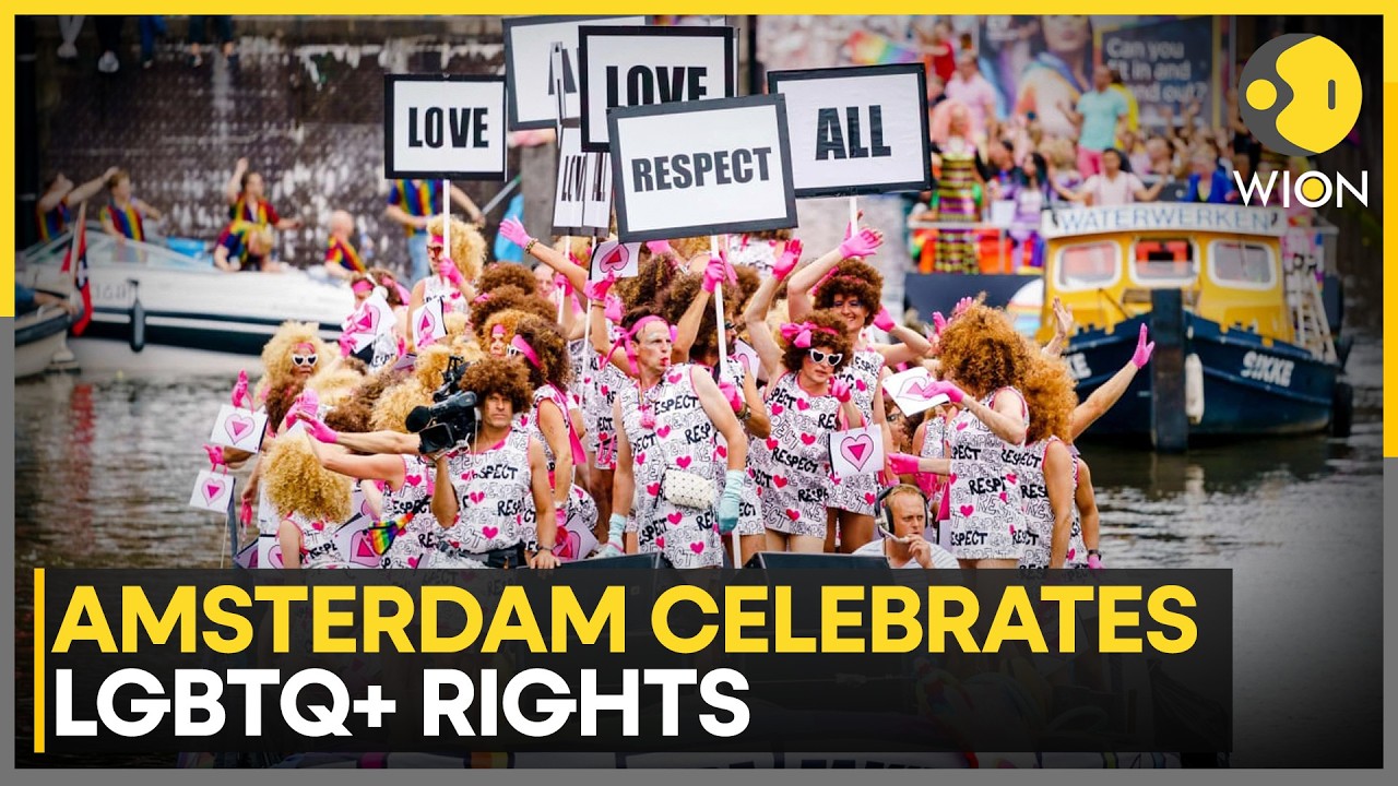 Amsterdam Hosts World Pride Canal Parade | WION News