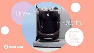 How to convert car seat for child use (100 - 150 cm)
