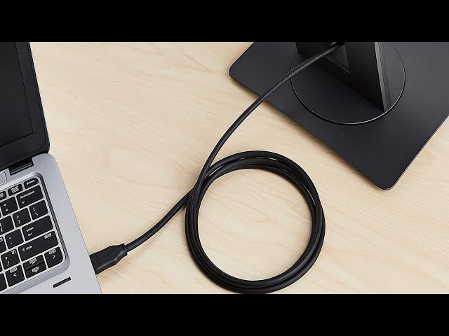 Vídeo relacionado con Amazon Basics Cable DisplayPort 8K a DisplayPort 1.4 con resolución de vídeo 4K 120 Hz y 8K 60 Hz y compatibilidad con HDR, Negro, 1.8 m