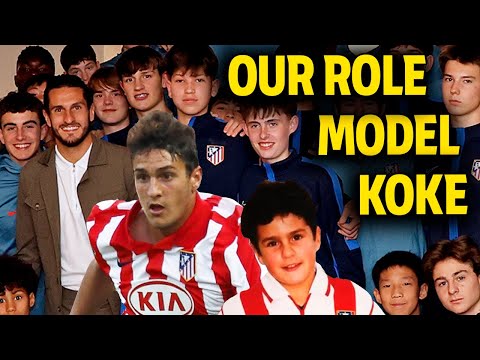 Koke visited Atlético de Madrid Academy's residence