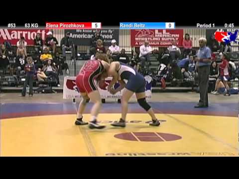 2011 U.S. Open FRI WM 63 KG: Elena Pirozhkova vs. Randi Beltz Semifinal