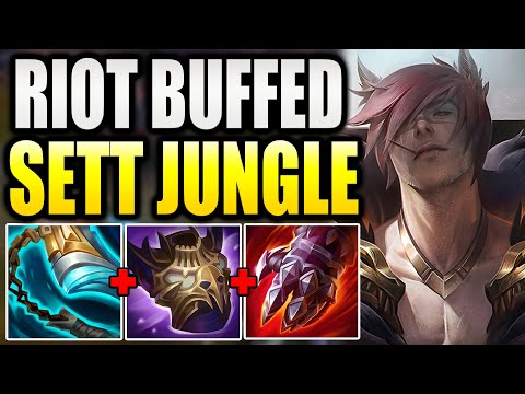 HOW TO PLAY SETT JUNGLE AFTER RIOT JUST BUFFED HIM. (HIDDEN OP NOW)